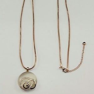 18k Rose Gold Plated Opal Long Necklace